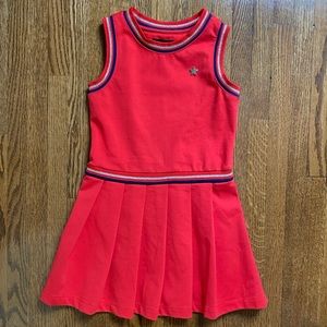 Tommy Hilfiger Girl Red Pleated Dress size:XS(4-5)